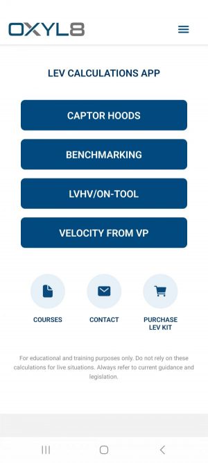 Fletcher’s Equations for Captor Hoods – Free Excel Spreadsheet and Mobile App